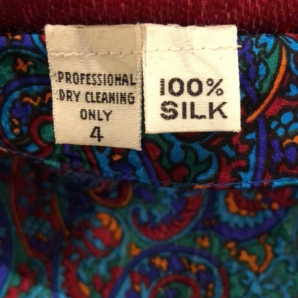 🔹Vintage Richard Warren for Nieman Marcus Silk Dress - Picture 5 of 5